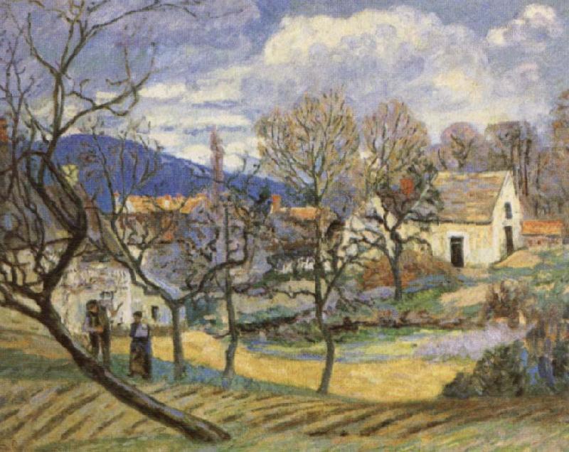 Armand guillaumin Outskirts of Paris china oil painting image